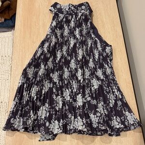 Floral Pleated Women's Skirt